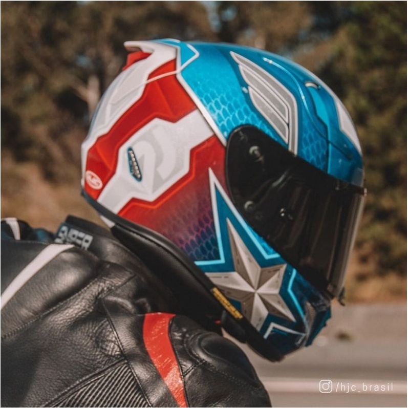 Capacete Hjc Rpha 11 Capitão América Marvel frete grátis | Shopee Brasil