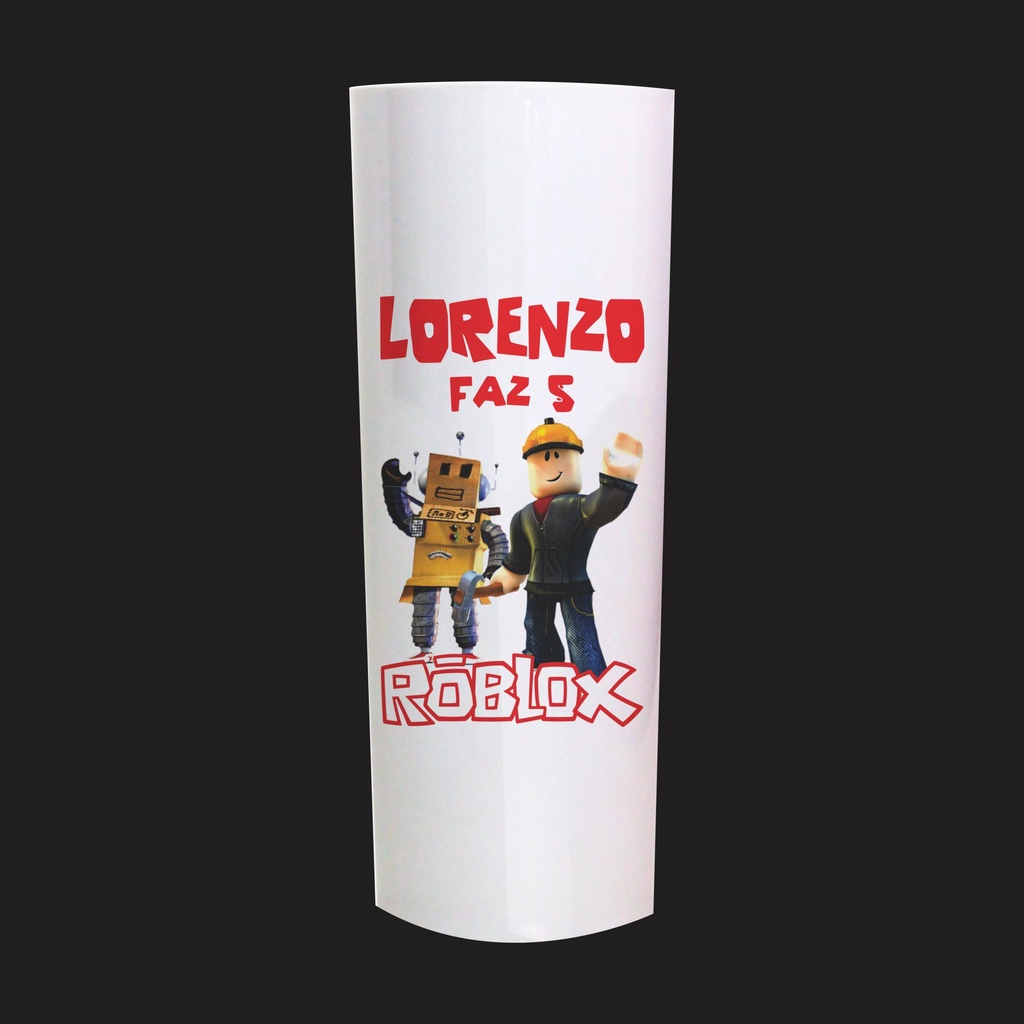 40 Copos Long Drink Do Roblox Personalizado Seu Nome