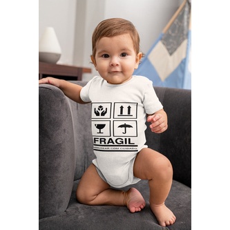 Body Bebê Personalizado Divertido Frases Baby Motocross Tal Pai Tal Filho  Produzido em Material Leve e Confortável