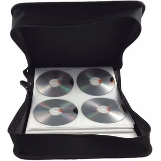 Promoção Pasta Mala Porta Cd / Dvd Com Alça Para 160 Unidades