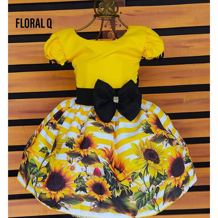 Roupa de girassol store infantil