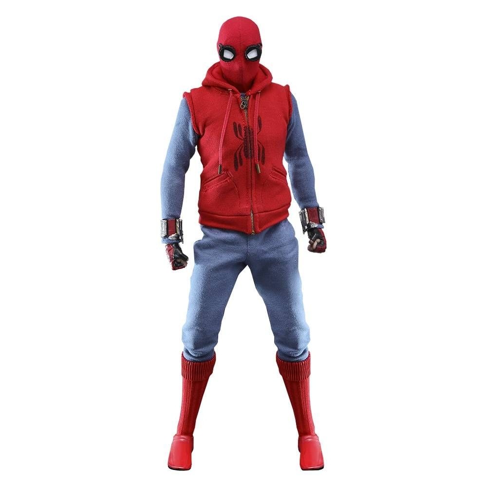 Figura Spider Man Home Made Suit 1 6 Far From Home Hot Toys Shopee Brasil