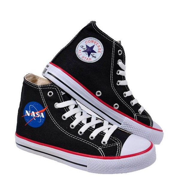 Tênis All Star Converse Lona Preto/preto Cano Baixo - 2416