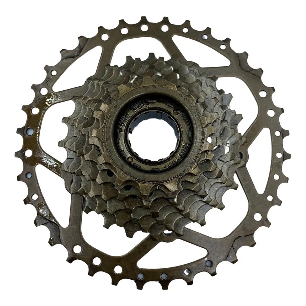 Catraca Roda Livre Rosca Bicicleta Mtb Shiftech 8v Index 13/36d