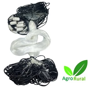 Rede De Pesca Completa. Fio 0.50. Malha 30. Altura 1,60mts. Para Pescaria Em Praias Rios E Lagos.