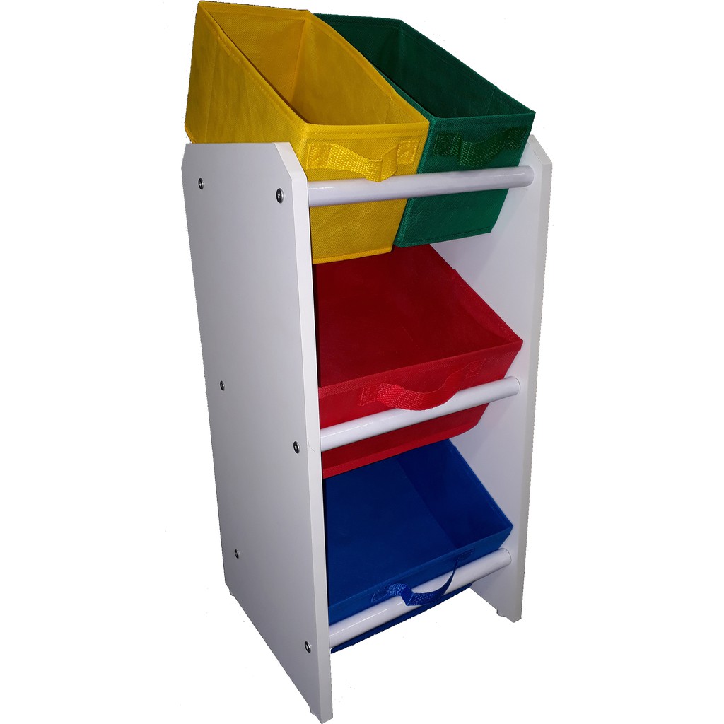 Mini Organizador Infantil de Brinquedos Montessoriano OrganiBox Colorido