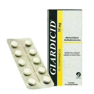 Giardicid Cepav 50mg 10 Comprimidos