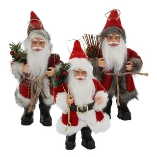 Papai Noel Enfeite Decoração Pendente Natal 20cm Magizi