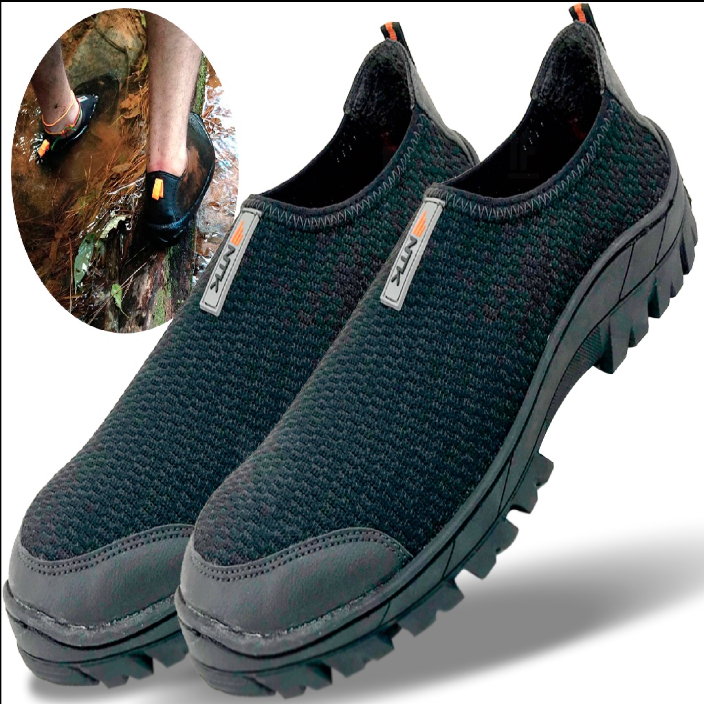 Sapatilha Tênis Hibrida Ntk 40 Preto Água Areia Praia 