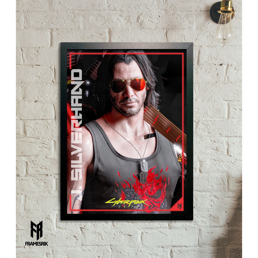 Quadro Johnny Silverhand (Cyberpunk 2077)
