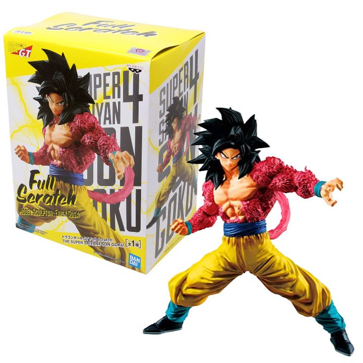 FIGURE DRAGON BALL GT - GOKU SUPER SAYAJIN 4 - FULL SCRATCH