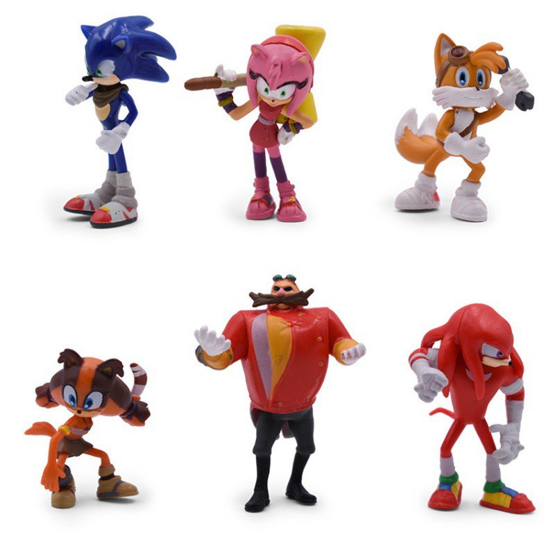 Nova Coleção de Bonecos Sonic - Tails, Shadow, Silver, Knuckles e Robotnik  
