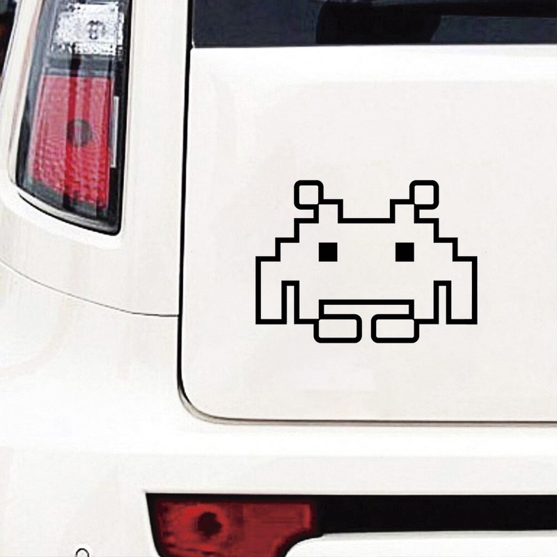 Adesivo Per Finestrino Auto Alieno, Guida Con Straniero Lato - Foto 6