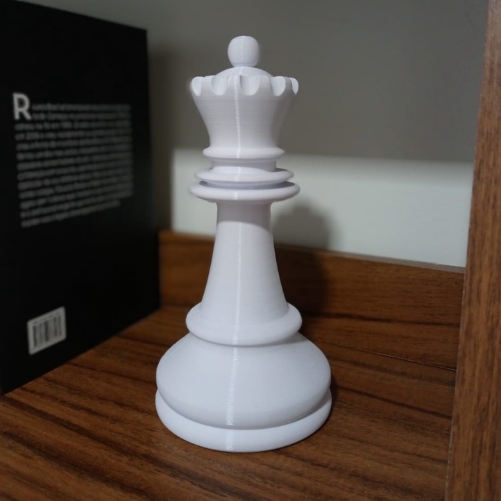 Peça decorativa xadrez Rainha 20cm
