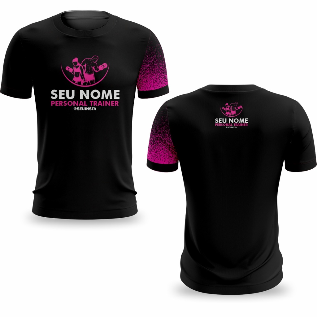 Camiseta Masculina Personal Trainer Personalizada Fitness Academia Treino