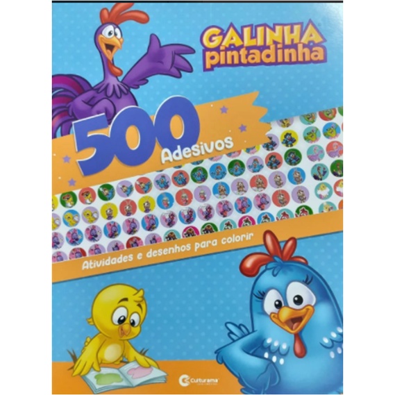 LIVRO INFANTIL COLORIR GALINHA PINTADINHA ARTE E COR - Ri Happy