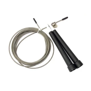 Corda De Pular Crossfit Speed Rope Rolamento 3m Cabo Preta em Oferta na Shopee