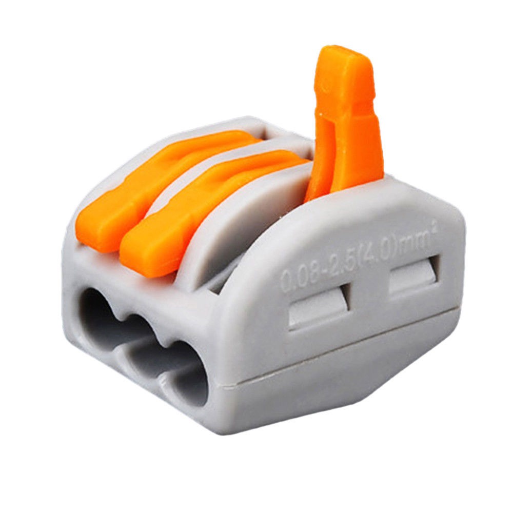 Conector Borne Para Emenda e Derivação de Cabos e Fios Elétricos 3 Vias ...