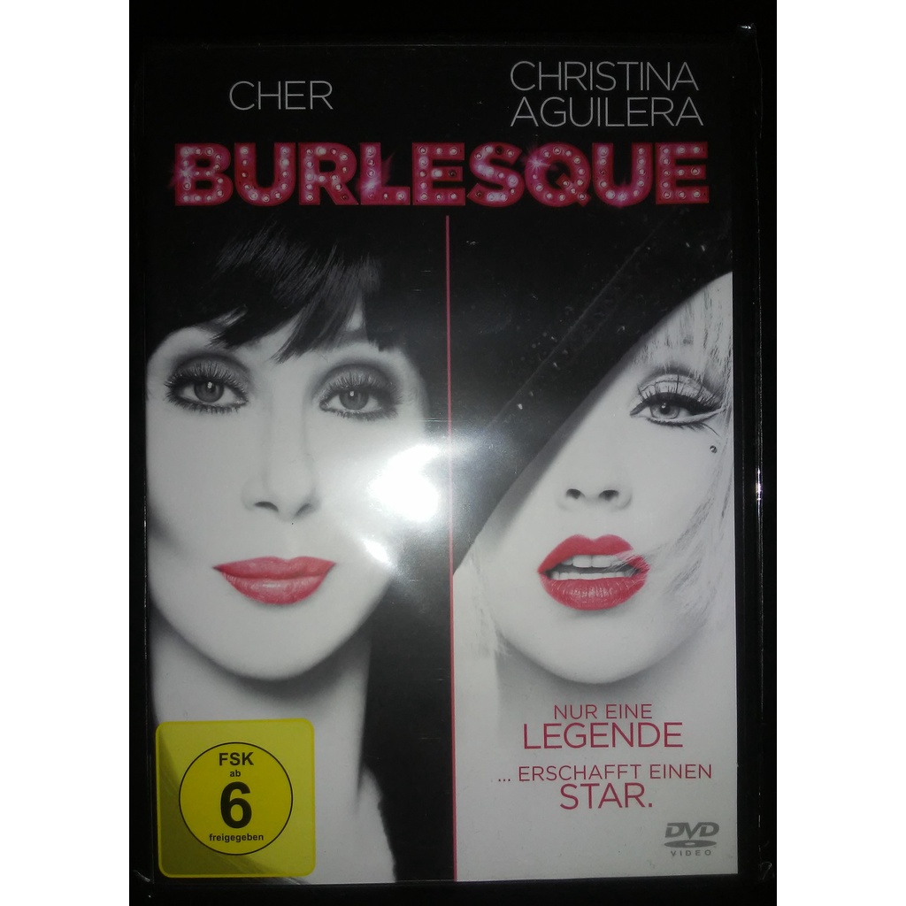 BURLESQUE DVD JAPAN New Cher Christina Aguilera