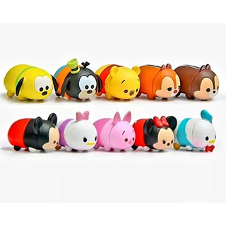Kit C/10 Tsum Tsum Turma Mickey Disney Miniaturas Colecionáveis.