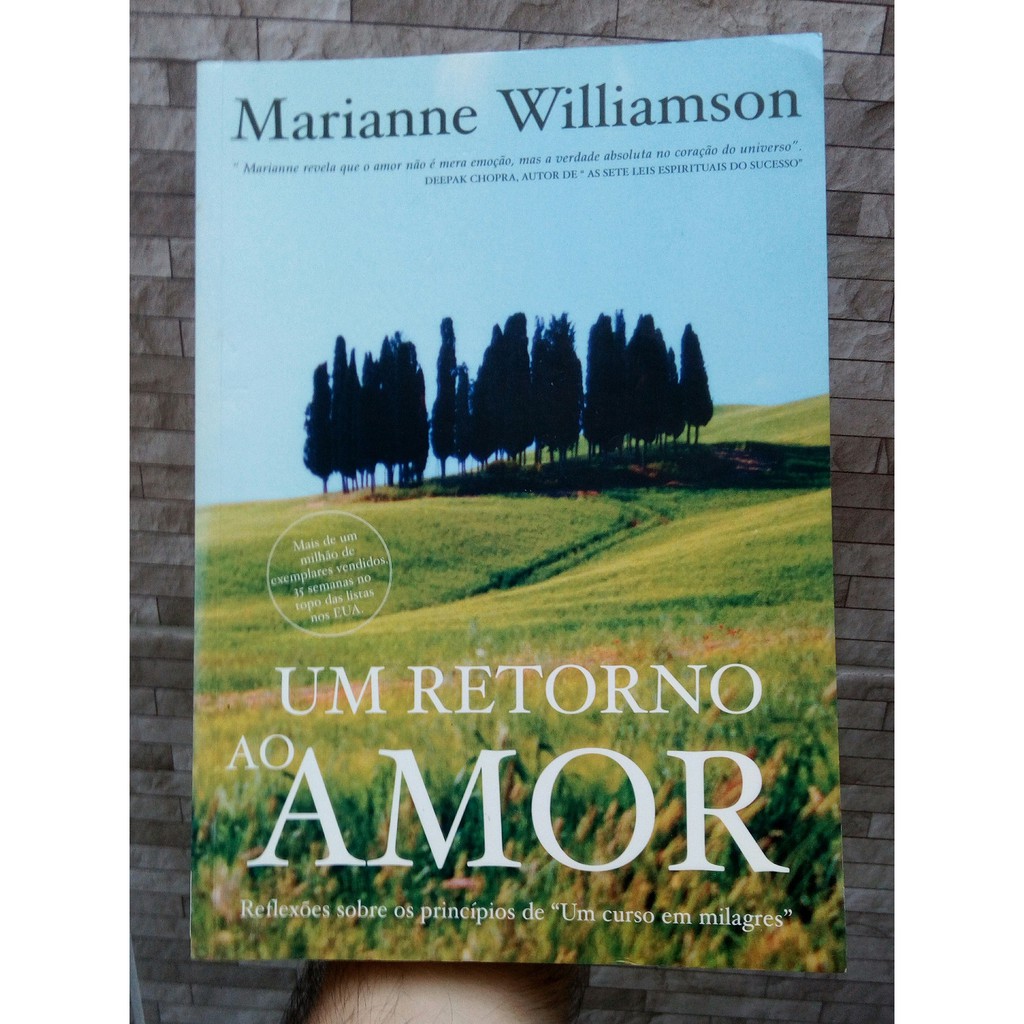 Livro Um Retorno ao Amor - Marianne Williamson | Shopee Brasil