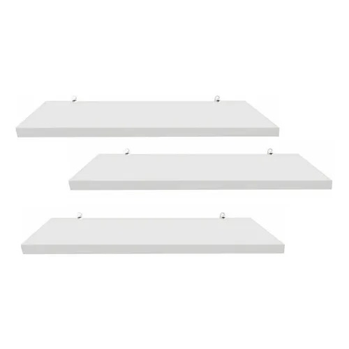 Jogo 3 Prateleiras Lisas Kit 30x15cm Decorativas Sala quarto