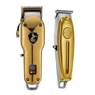 Maquina de cortar cabelo Kemei 2030 Profissional + Maquina de ACABAMENTO Cabelo Profissional kemei km 1949