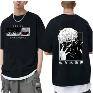 Camiseta Básica Algodão Unissex Japanese Anime Kaneki Ken Tokyo Ghoul