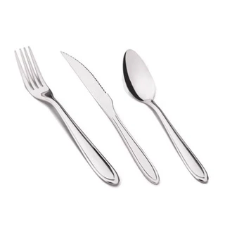 Jogo de Talheres Garfo/Faca/Colher Inox 12 Peças