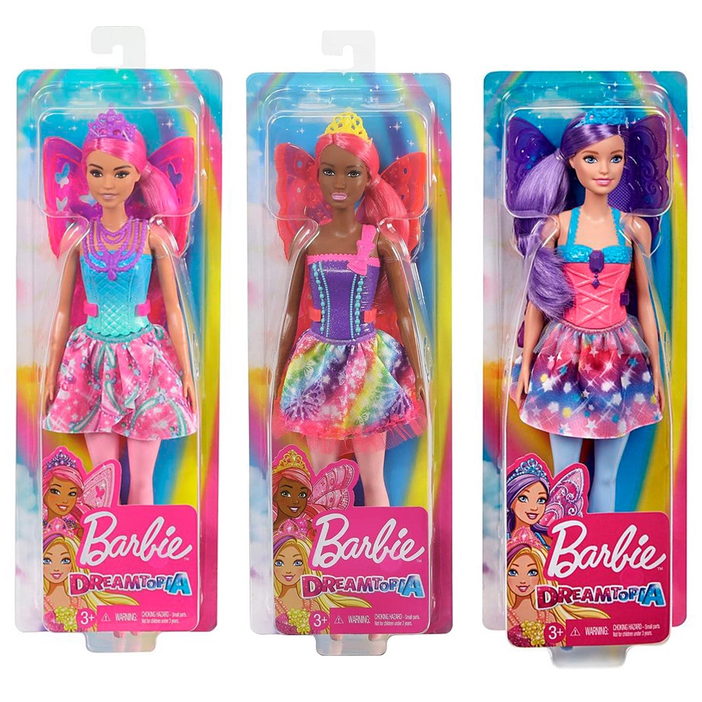 Barbie Fada Boneca Dreamtopia Asa Rosa - Mod Gjj99 em Promoção na