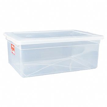 Caixa Plástica Com Tampa Organizadora Multi Uso 20 Litros 0340