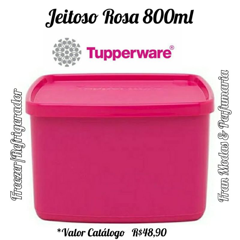 Kit Tupperware Jeitosinho 400ml Rosa Pink Translúcida 2 Peças - Comprar  Tupperware Online? Wareshop - Loja Mundo Tupperware