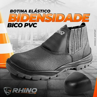 Botina EPI Segurança Bico PVC com Certificação CA Obra Construção Masculino