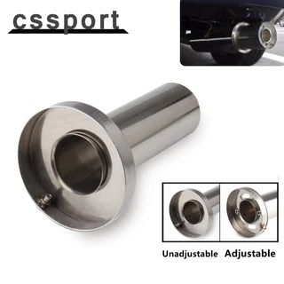 Silenciador De Escape De 3,5 "/4 4,5 " Redondo Universal De Aço Inoxidável Removível Carro Silver Fácil De Instalar
