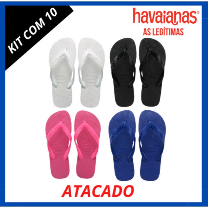 Preço de chinelos cheap havaianas no atacado