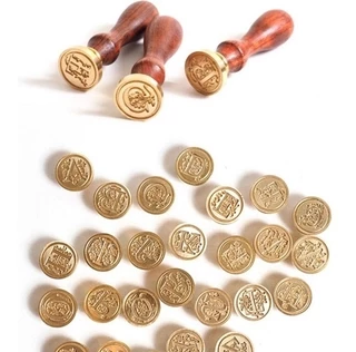 Sinete ( R ) P/ Lacres De Cera Selo Carta Medieval Elegancia