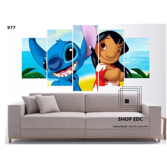 kit 5 peças quadro decorativo mosaico jogo sonic jogos game desenho quarto  menino med 115x60