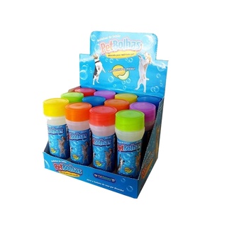 Bolhas De Sabão P/cães E Gatos Aroma Melão - Pet Bolhas 12un