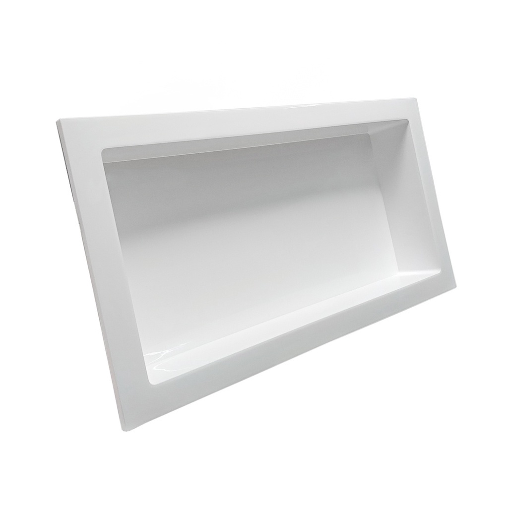 Nicho Para Banheiro De Embutir 30x60cm Branco Brilhante Eterfran