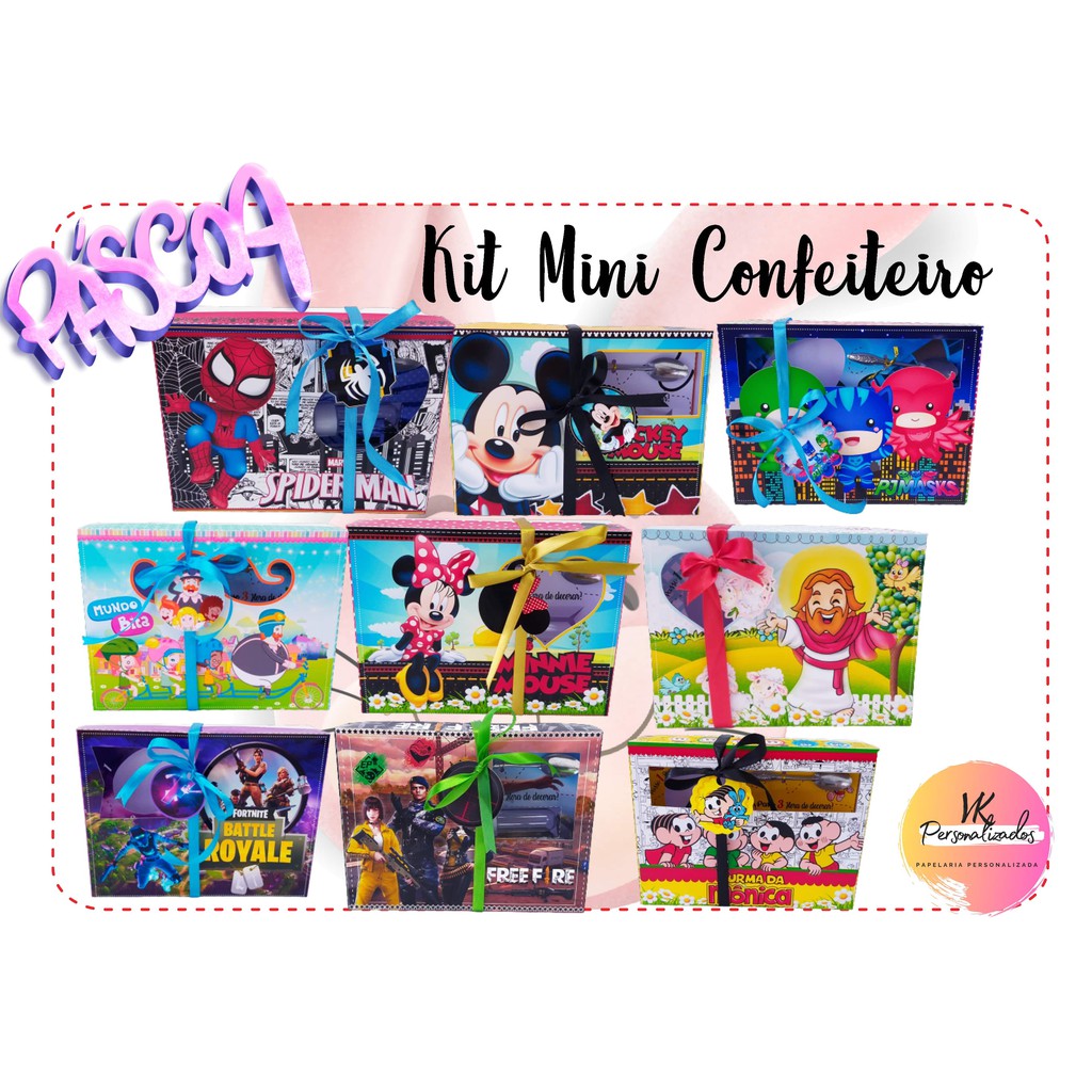 kit Mini confeiteiro é uma ótima opção para festa de aniversário, dive