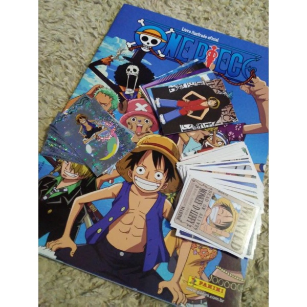 Álbum Figurinhas One Piece Panini Completo