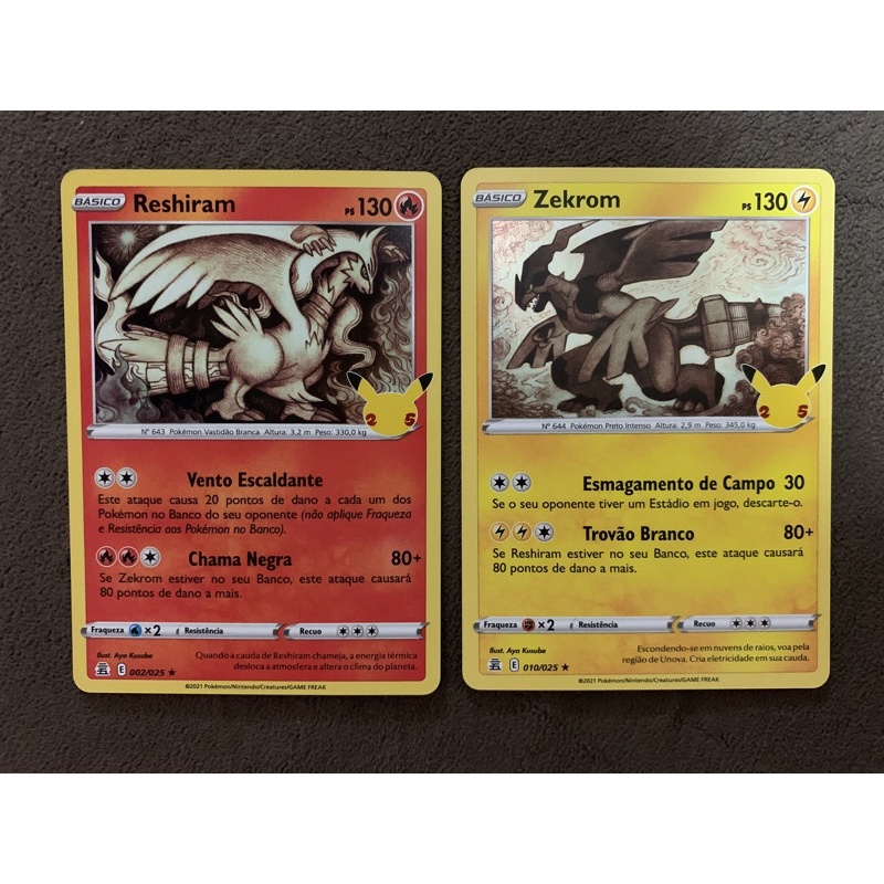 Distribuição dos Pokémon Lendários Reshiram e Zekrom - Meus Jogos