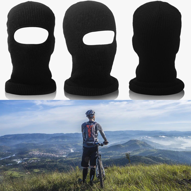 Unisex Inverno Malha Um Buraco Máscara De Esqui Balaclava Beanies Chapéu Ciclismo Capacete à 3183