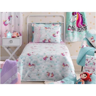 Jogo de Cama Solteiro Infantil Menina Cats Rosa Gatinha Santista 3