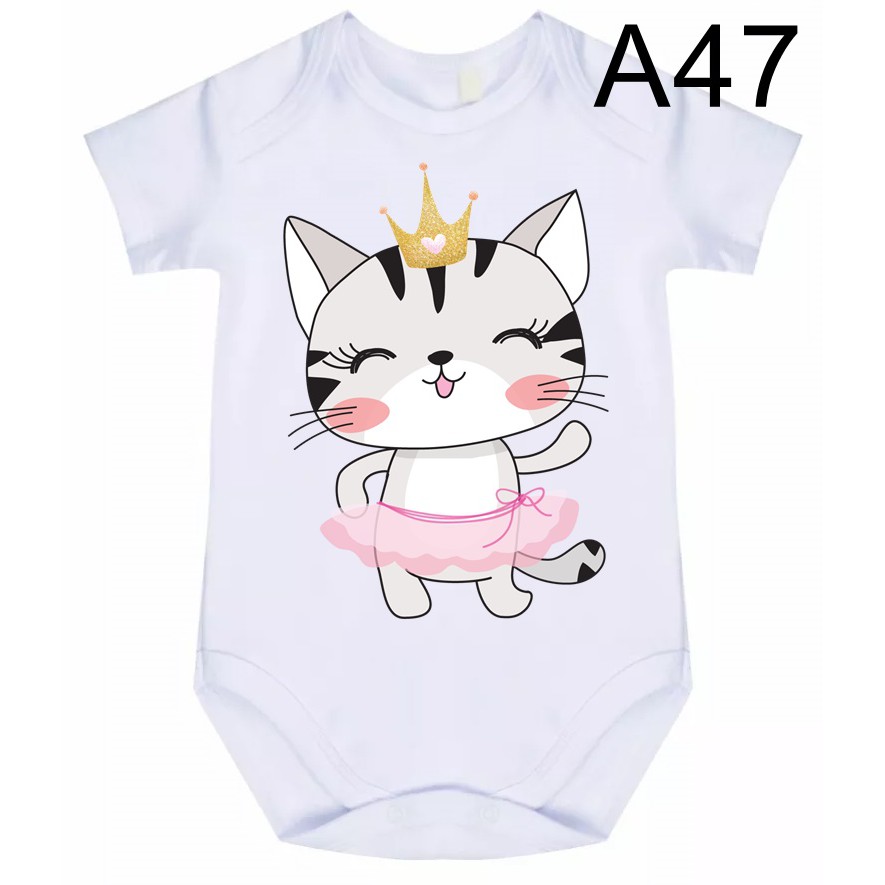 Body Roupa de Bebê Gatinho Kawaii A46