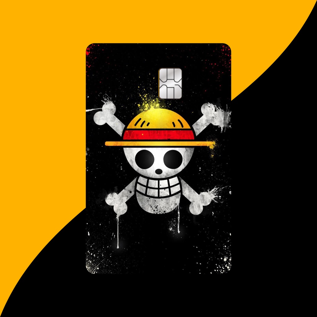 Adesivo para Cartão de Credito One Piece Película para cartão Skin Card a Prova d'água