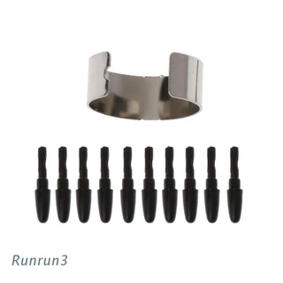 RUN 10Pcs Caneta Passiva Sem Bateria Pontas De Substituição De Para XP-Pen HUION H640P VEIKK A30 A50