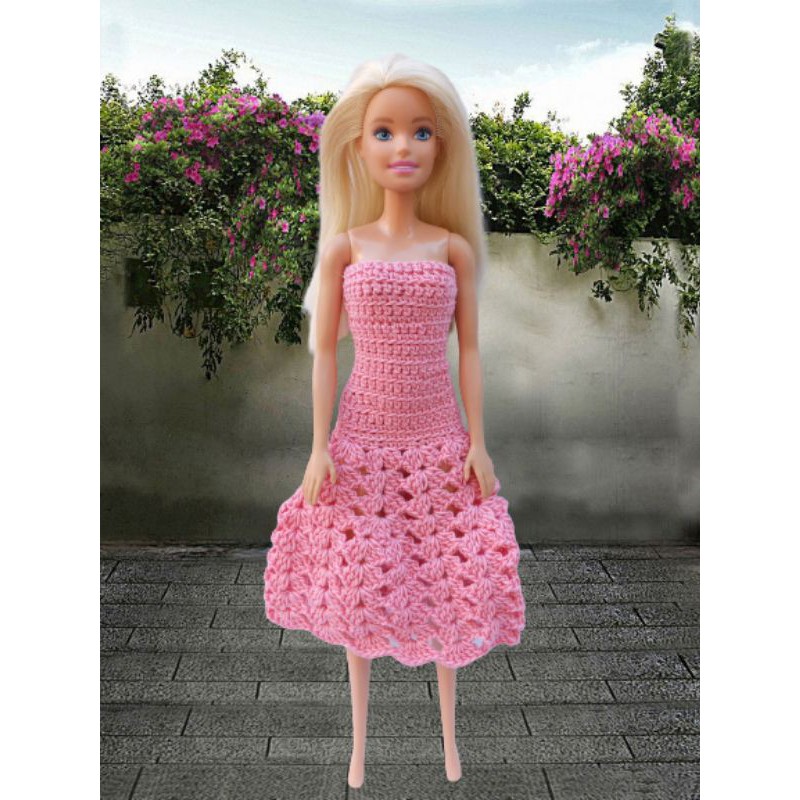 Barbie Roupa de boneca em croche