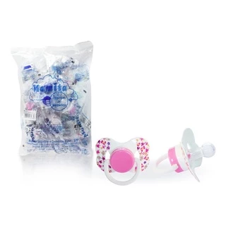 Chupeta original Bebê 6 meses a 3 anos Ortodonticacom Bico Silicone kit 25 Menina e MENINO