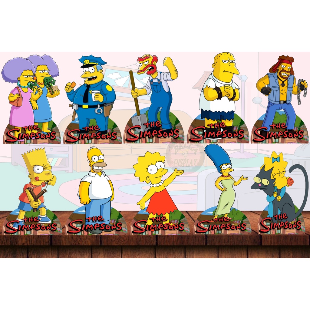 Os simpsons displays kit 10 peças | Shopee Brasil
